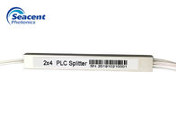 2x4 Micro Type Fiber Optic PLC Splitter With Excellent Channel Uniformity