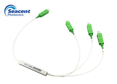 Rozdzielacz światłowodowy Seacent PLC, 1x3 Plc typu mini ze złączem SC / APC