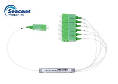 1x6 Mini Plc Splitter, Ftth Splitter Światłowodowy Dobra jednorodność kanału