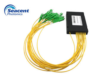 Niska strata wtrąceniowa 2,00 mm rozdzielacz kasetowy PLC 1X16 dla FTTX PON