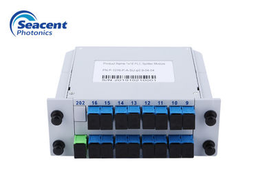 Kompaktowa konstrukcja 0.9mm 0.5m 1x16 Plc Splitter Plug In FTTH Fiber Splitter