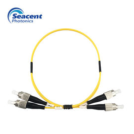 Patchcord podwójny jednomodowy 0,5 m 0,9 mm z typem złącza ST SC LC FC