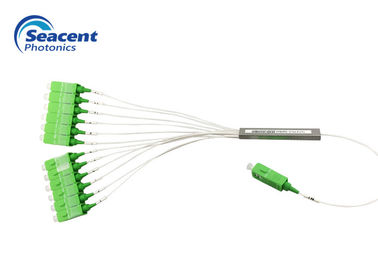 1x12 Stalowa rura światłowodowa Splitter Plc Specjalny stosunek Niska strata