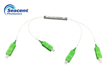 SC APC 1x8 PLC Splitter Jednomodowy światłowodowy rozdzielacz PLC dla FTTH