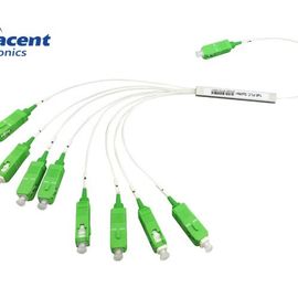 FTTH FTTB FTTX Światłowodowy rozdzielacz PLC 1x8 ze złączem SC APC