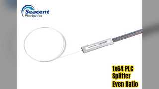 Rozdzielacz PLC 1x64, gołe włókno, równomierny współczynnik